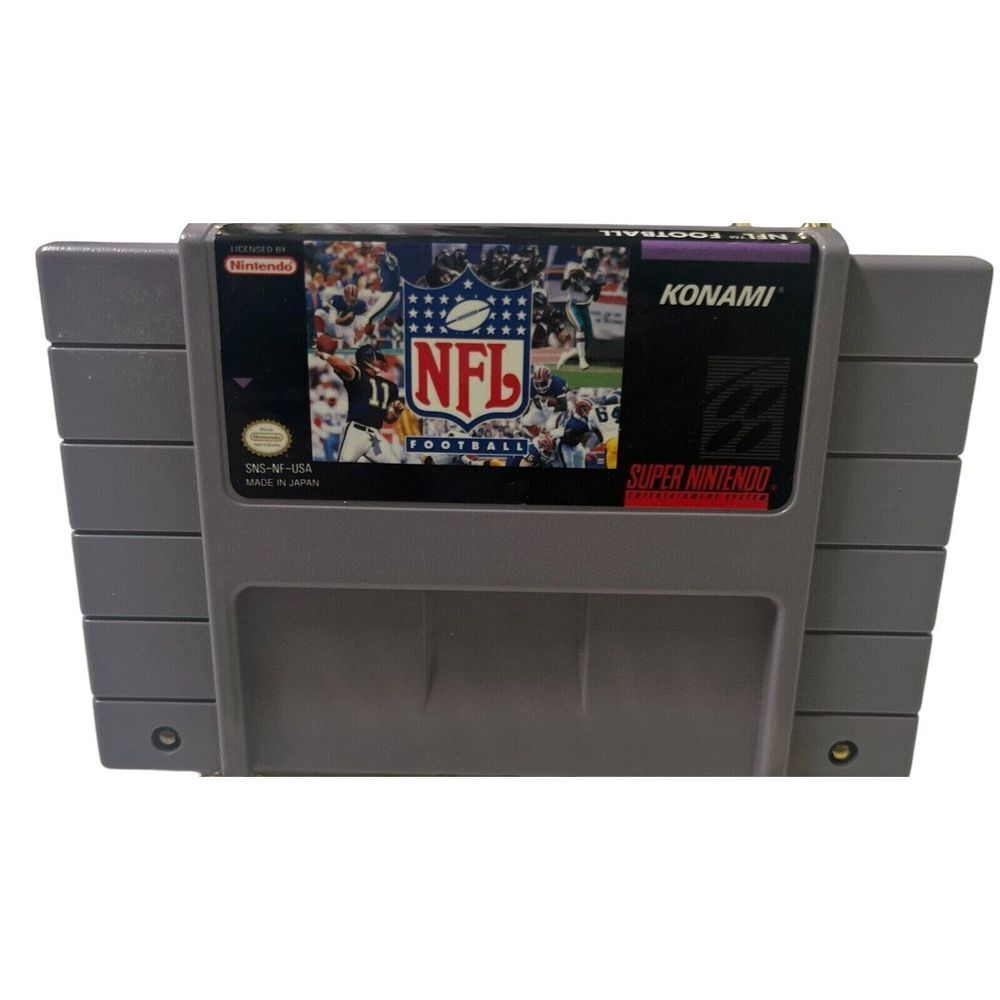 Jeopardy Sports Edition & NFL‎ Football Super Nintendo Video Games NOT TESTED